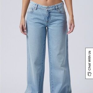 Pacsun Casey Low Rise Baggy Jeans Indigo